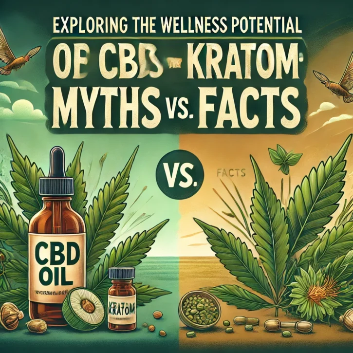 Exploring the Wellness Potential of CBD and Kratom: Myths vs. Facts