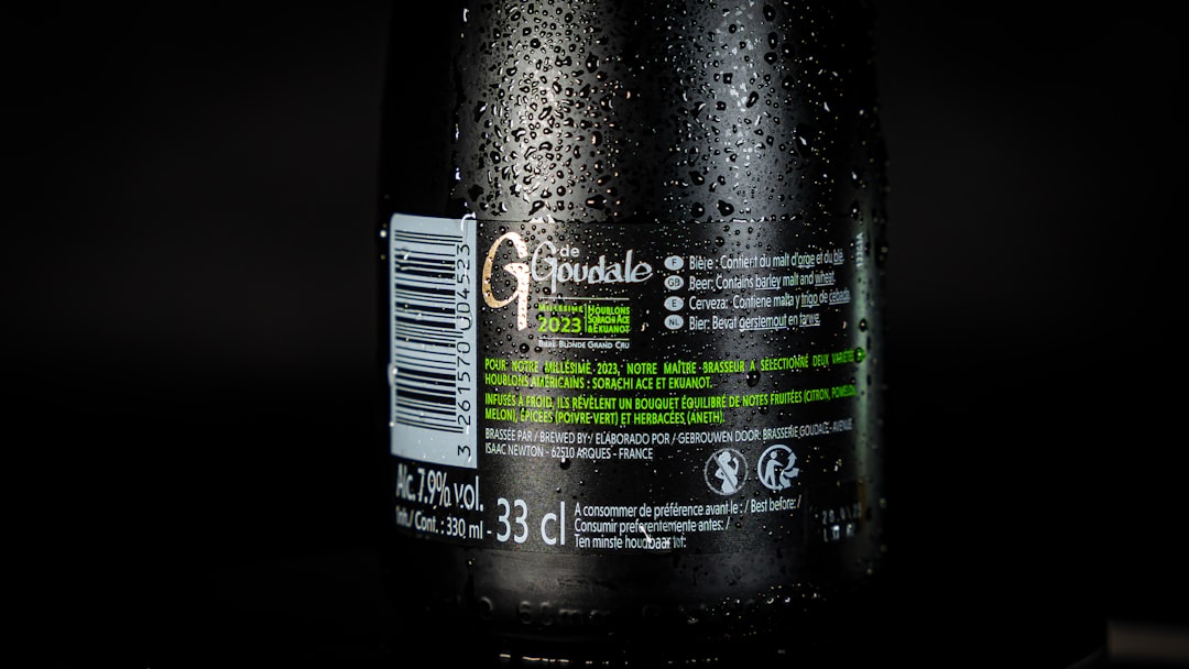 non gmo cbd oil bottle label close-up